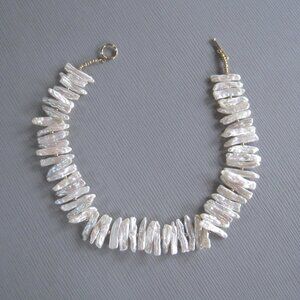 Vintage Coral Genuine Natural Angel Skin Graduated Branch Collar 18" Necklace